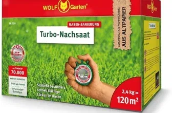Schnäppchen, Deals und Rabattcodes des Tages - WOLF Garten Turbo Nachsaat zur Rasensanierung LR120