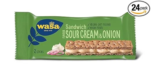 Wasa Sandwich Sour Cream & Onion (24x33g)