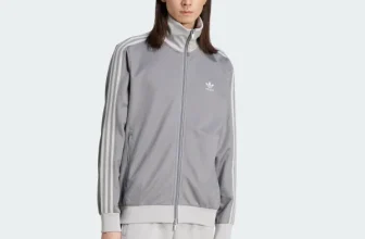 adidas Adicolor Classics Originals Jacke Herren JP1226, grau, mit Stehkragen und Trefoil-Logo