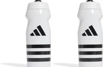 adidas Unisex TIRO Bottle 0.5 Litre White/Black (2er Pack)