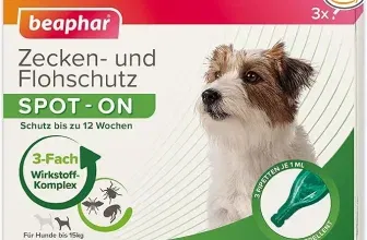 beaphar Zecken- und Flohschutz Spot-ON für kleine Hunde (3x1ml – bis 15 Kg)