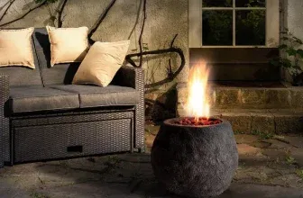 Schnäppchen, Deals und Rabattcodes des Tages - Blumfeldt Feuerschale Andros Set Gasheizgerät