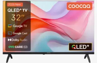 Coocaa 32 Zoll QLED Smart TV 80 cm Google TV HDR10 Dolby Audio