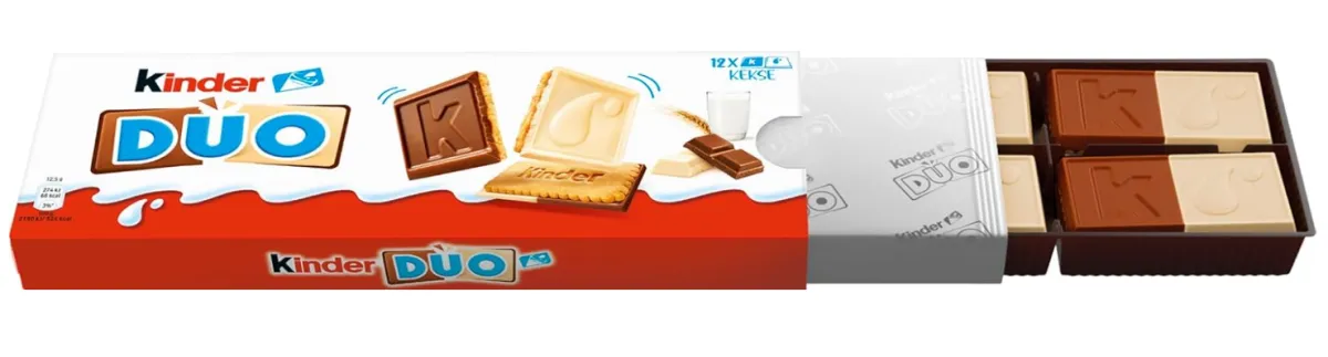 Schnäppchen, Deals und Rabattcodes des Tages - Kinder DUO Kekse mit Schokoladentaefelchen