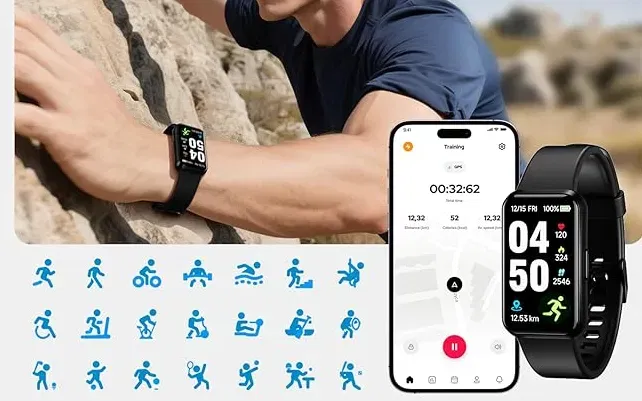 Schnäppchen, Deals Und Rabattcodes Des Tages - Fitness Tracker Mit 1.47'' Oled Display