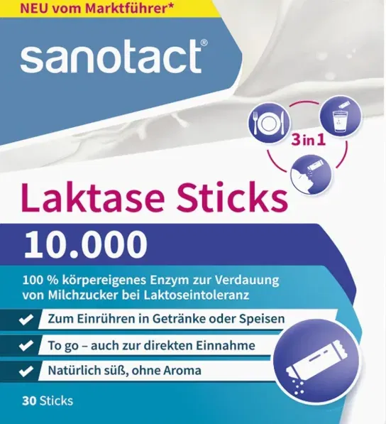 Schnäppchen, Deals und Rabattcodes des Tages - Sanotact Laktase Sticks