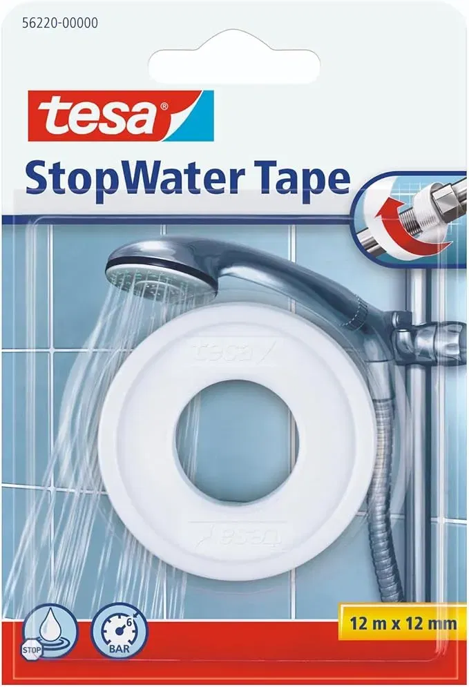 tesa Dichtungsband StopWater (12m x 12mm) für 1,66 € inkl. Prime-Versand
