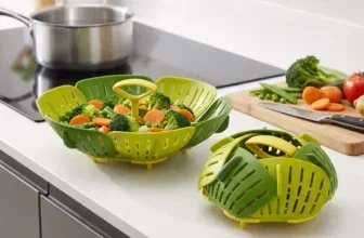 Schnäppchen, Deals und Rabattcodes des Tages - 2ER Pack Joseph Joseph Bloom Folding Basket für Gemüse Dampfgarein Dampfgareinsatz