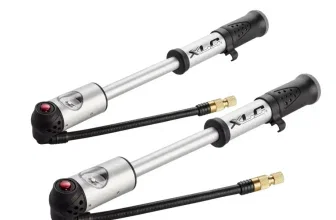 XLC 2-in-1-Mini-Fahrradpumpe (2 Stück) - Effizientes Pumpen für unterwegs