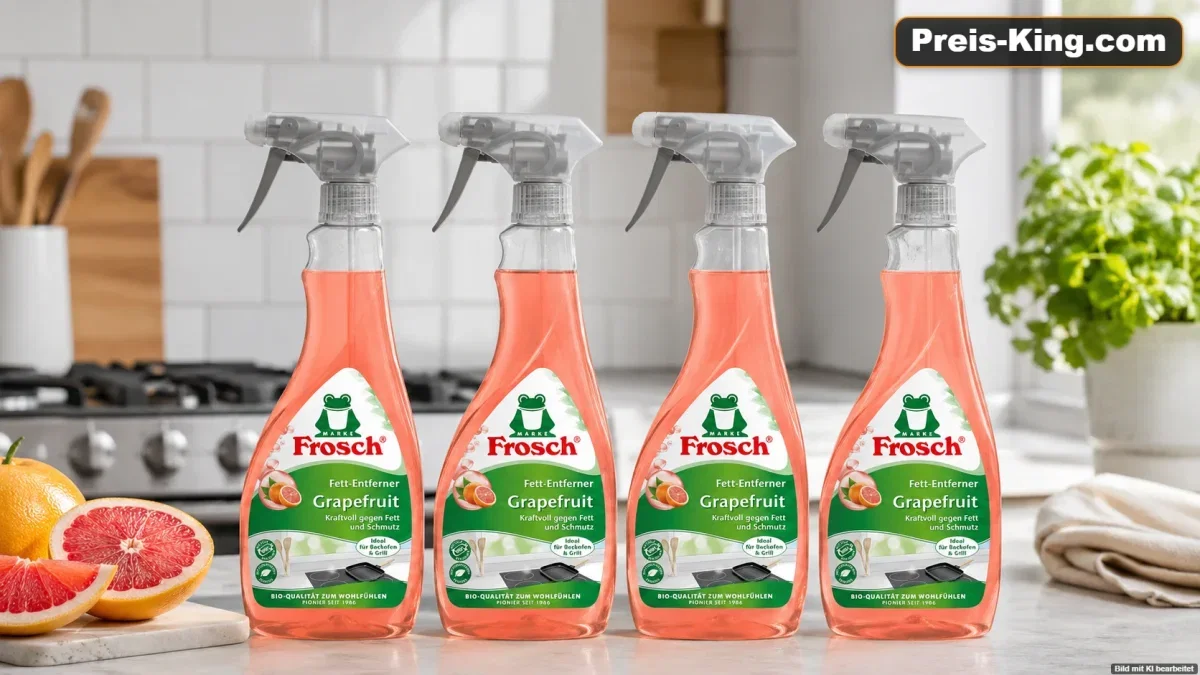 4x Frosch Fett-Entferner Grapefruit 500ml