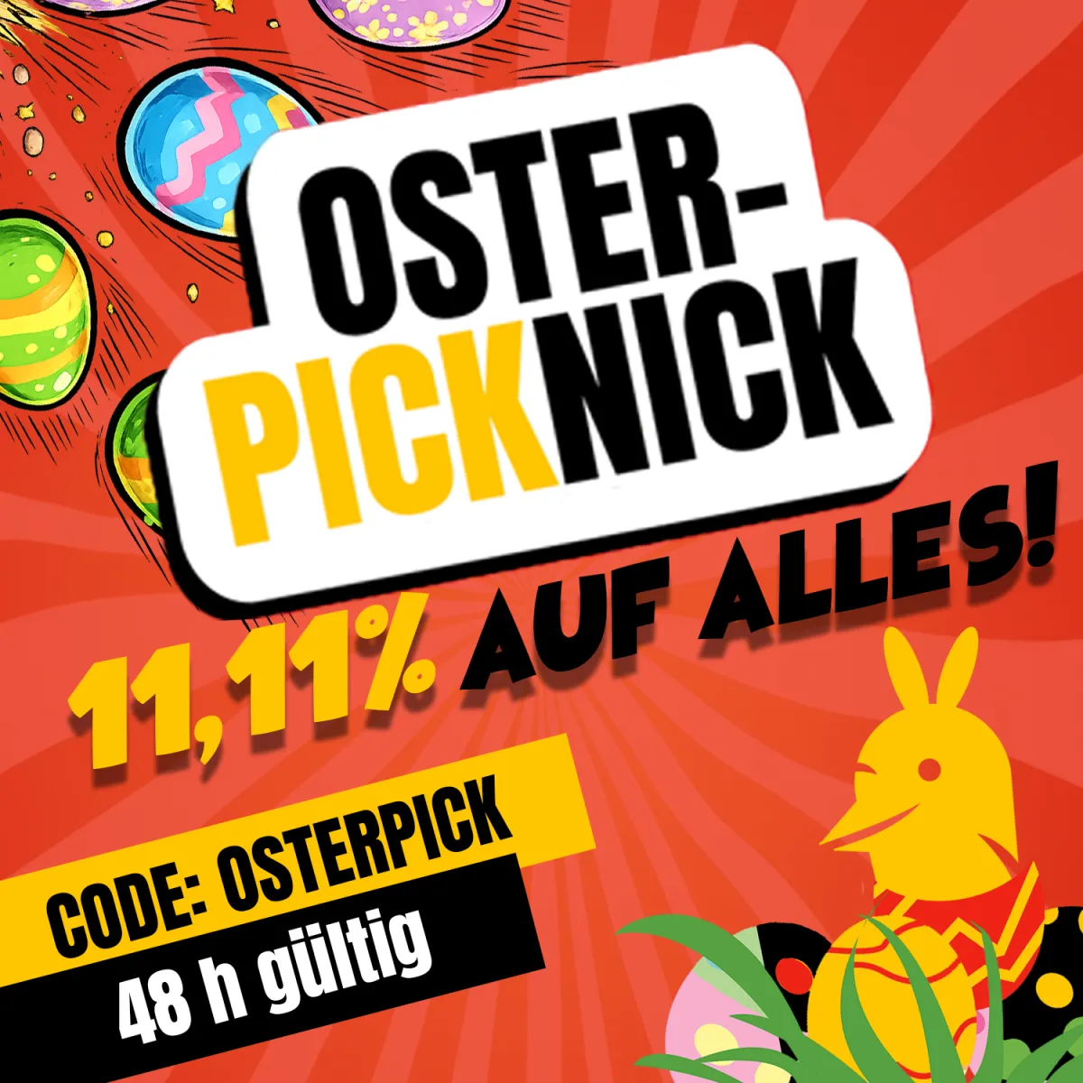 PickSport Oster PickNick: 11,11% Rabatt auf Alles
