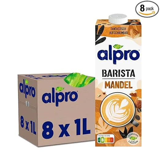 Alpro Barista Mandeldrink 8er Pack (8x1l)
