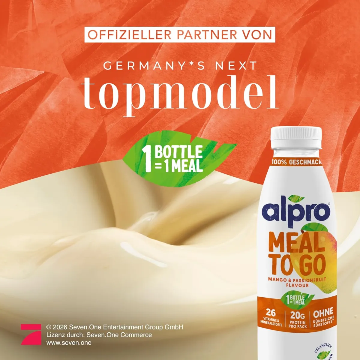 Schnäppchen, Deals und Rabattcodes des Tages - Alpro Meal To Go Mango und Passionsfruchtgeschmack 6er Pack Topmodels