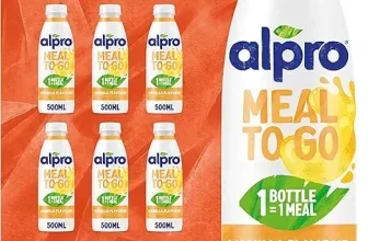 Alpro Meal To Go Vanillegeschmack 6er Pack (6x500ml) - leckeres veganes Getränk
