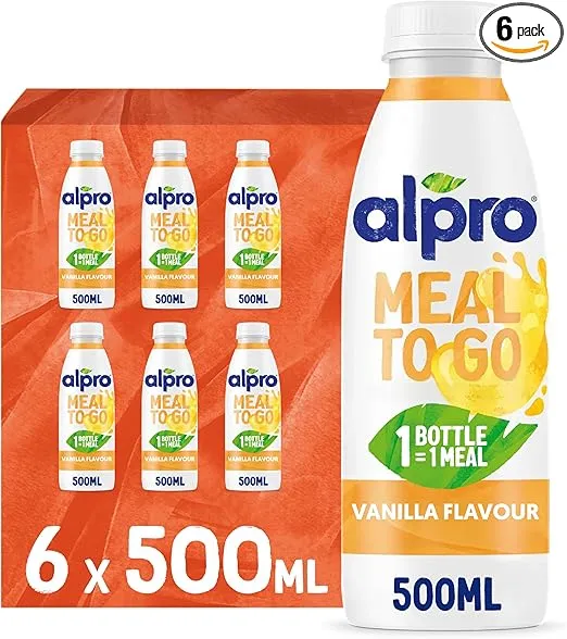Alpro Meal To Go Vanillegeschmack 6er Pack (6x500ml)
