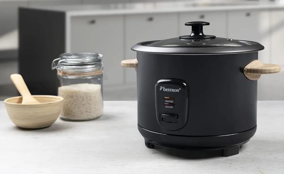 Schnäppchen, Deals und Rabattcodes des Tages: Amazon.de Bestron Reiskocher mit Holzgriffen für 8