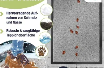 KESSER Schmutzfangmatte Profi Fußmatte, wetterfest, rutschfest