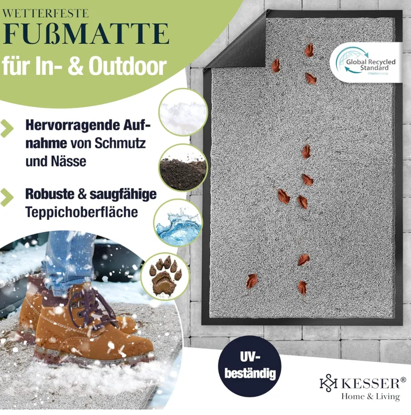 KESSER Schmutzfangmatte Profi Fußmatte (50x80cm)