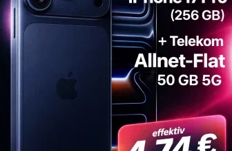 iPhone 17 Pro (256 GB) blau