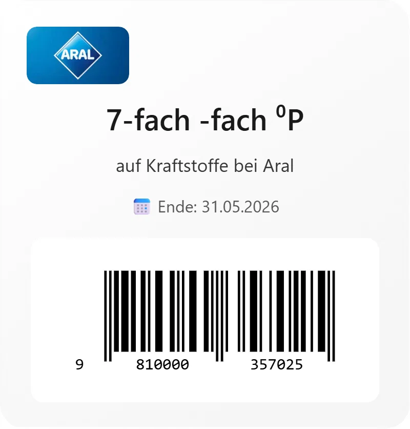 Aral 7 fach EAN 9810000357025