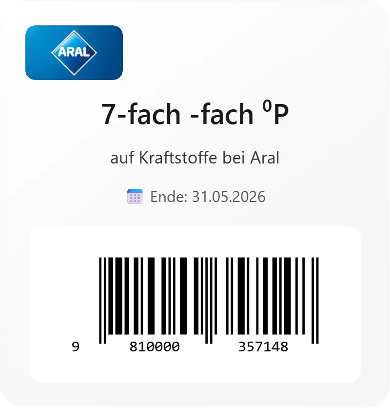 Aral 7 fach EAN 9810000357148