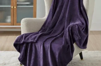 Kuscheldecke Violett 130x150cm, BEDSURE, Flauschig, Decke, Fleecedecke