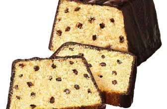 Ein 8er Pack Bahlsen Comtess Choco-Chips Rührkuchen mit Schokoladenstückchen, teils angeschnitten.