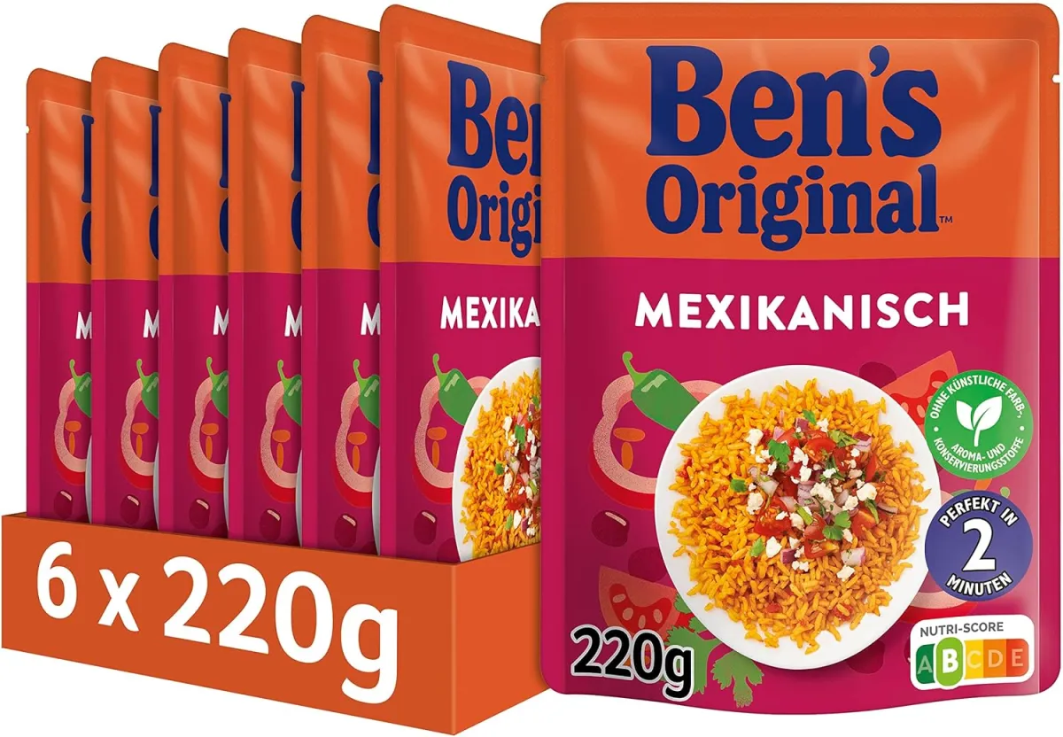 Bens Original Express Reis Mexikanisch 6er Pack
