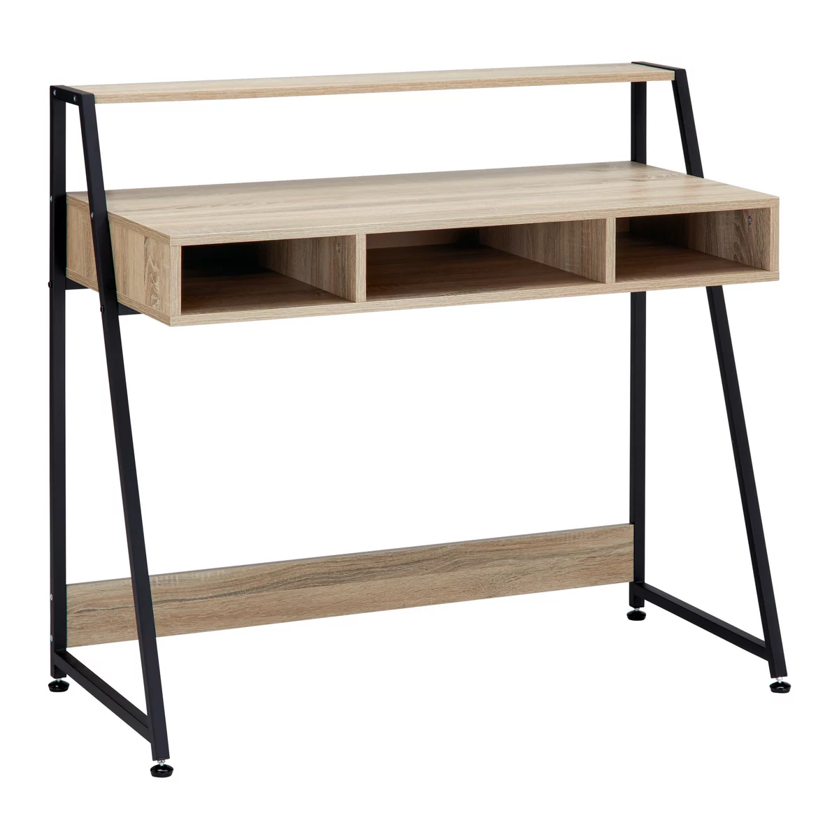 Bessagi Home Schreibtisch Denis Eichefarben MDF ca. 100x48 cm Schnäppchen, Deals und Rabattcodes des Tages - Bessagi Home Schreibtisch Denis Eichefarben MDF ca. 100x48 cm