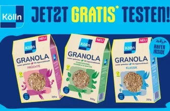 Ein Bild der Kölln Granola Cashback-Aktion