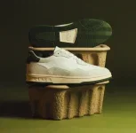 CLAE Elford White Leather Olive CL23CEF01 - stylischer Sneaker