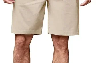 COOFANDY Herren Leinen Shorts