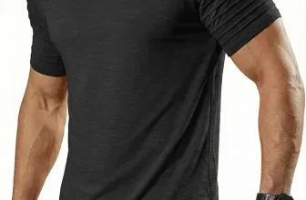 COOFANDY Herren Rundhals T-Shirt mit Raglanärmel