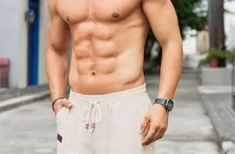 COOFANDY Leinen Shorts für Herren