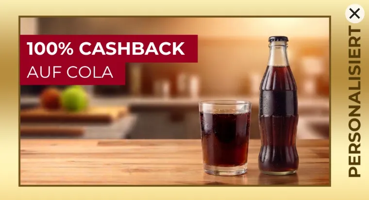 Scondoo Cashback Cola: 100 % Geld zurück auf eure Lieblings-Cola (personalisiert)
