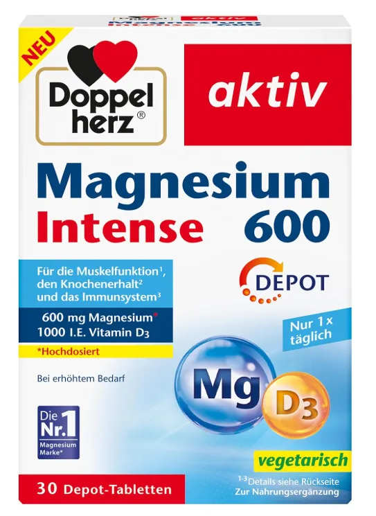 Doppelherz Magnesium 600 Intense DEPOT
