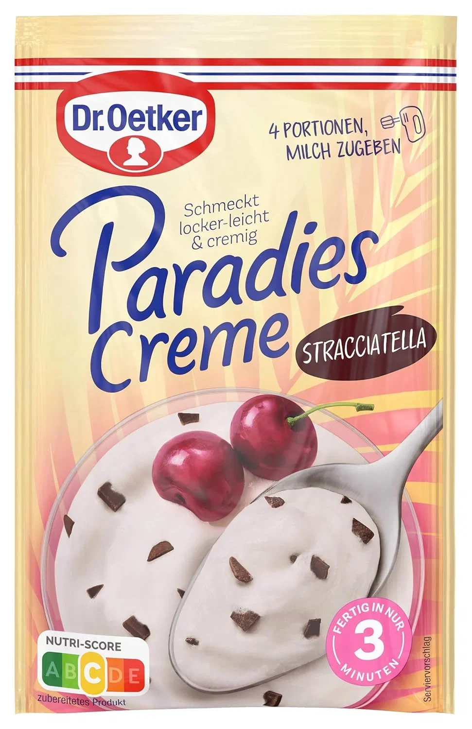 Dr.Oetker Paradies Creme Stracciatella 12er Pack (12x66g)