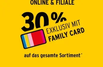 Ernsting’s Family Deal – 30% Rabatt statt Normalpreis