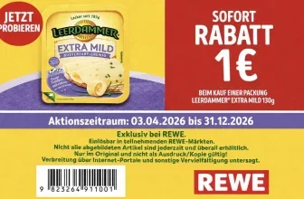 Leerdammer Extra Mild Butterzart-Cremig 130g Angebot bei Rewe