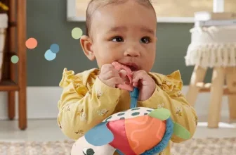 FISHER-PRICE Flotte Schildkröte Plüsch Kinderwagenspielzeug