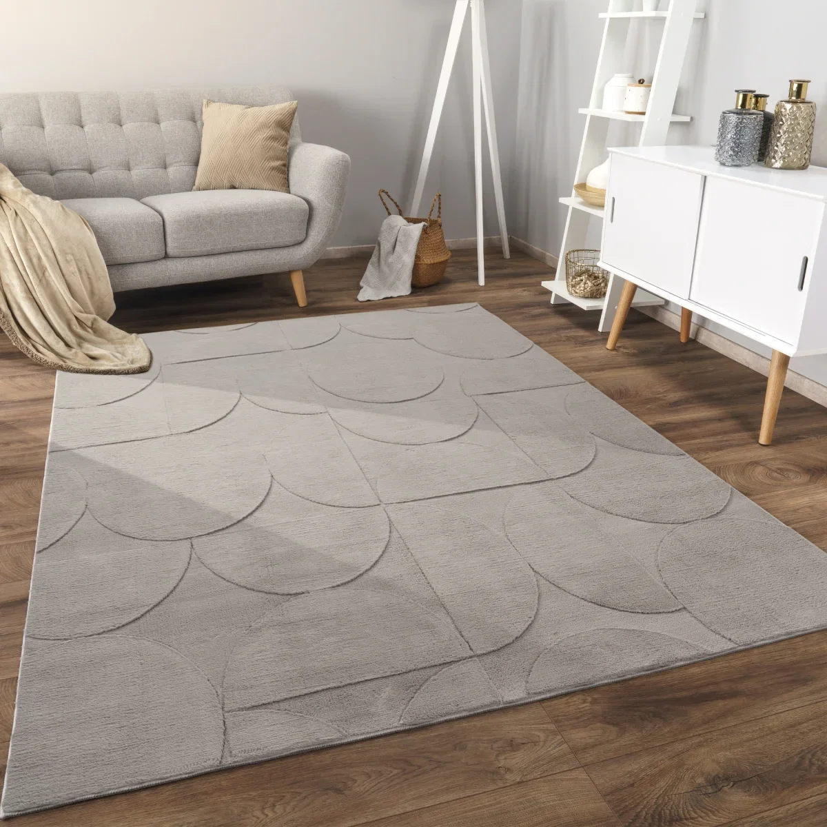 Fellteppich Lelystar (4 Farben, Gr. 160x220cm + andere Größen)
