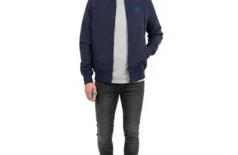 Formula E Herren Bomber-Jacke Blau