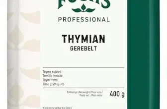 Fuchs Professional Thymian gerebelt (400g) - Mediterrane Kräuternote für Gemüse und Tomatensaucen