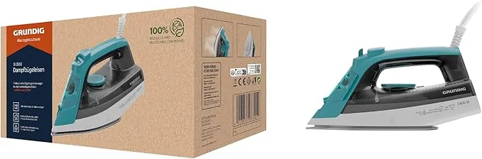 GRUNDIG SI 3550 Dampfbügeleisen (120g, 400 W –  2.400 W /Min Dampfstoß)