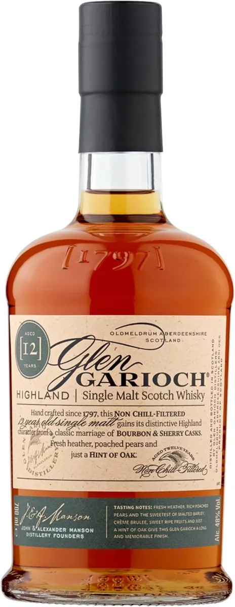 Glen Garioch 12 Jahre Single Malt Scotch Whisky (48 % Vol., 700ml)