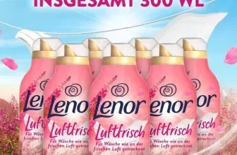 Schnäppchen, Deals und Rabattcodes des Tages: 6er Pack Lenor Luftfrisch-Weichspüler