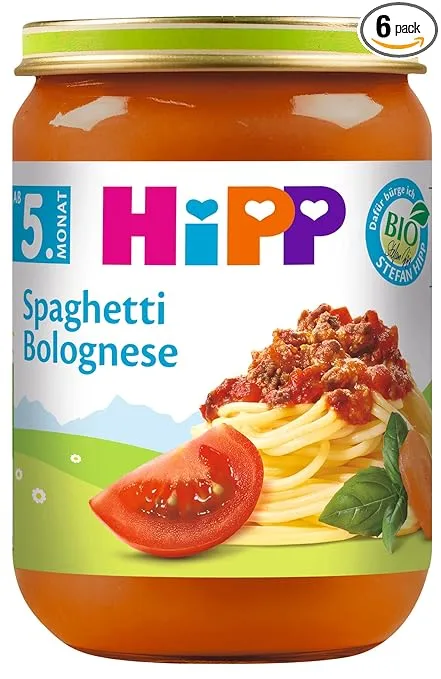 Hipp Bio Spaghetti Bolognese 6er Pack (6x190g)