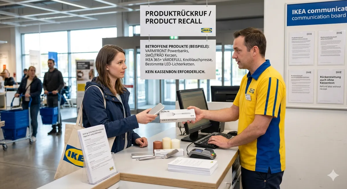 IKEA Produktrückruf: Betroffene Produkte und Gefahren