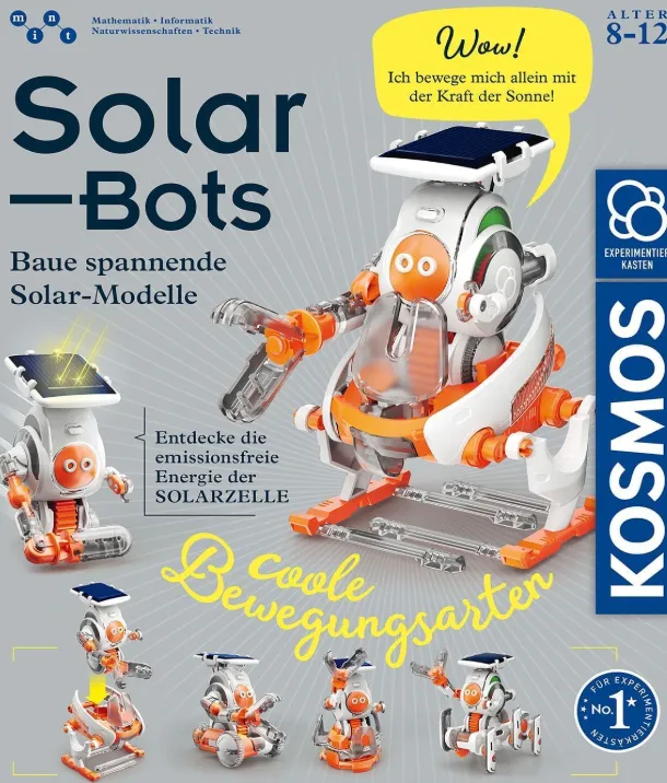 KOSMOS 621247 Solar Bots Baue 8 Solar-Modelle Bausatz