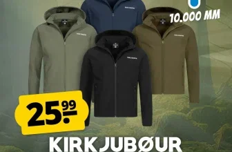 Kirkjubøur Herren SOFTSHELLjacke 10.000 mm Wassersäule